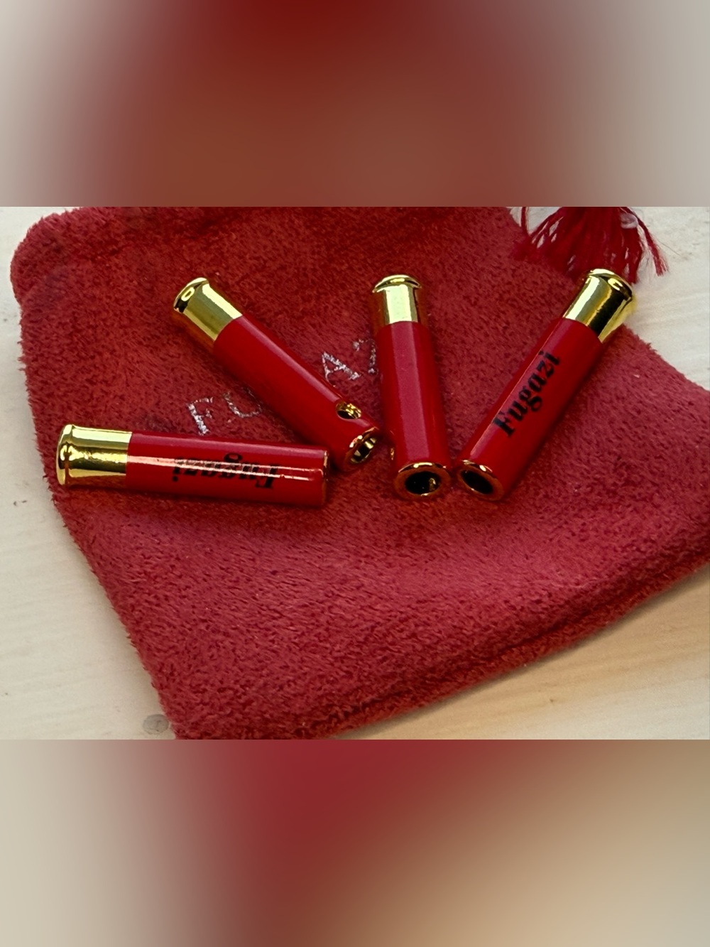 FUGAZI “Slug” Shotgun Shell Metal Lace Charm Set RARE GRAIL